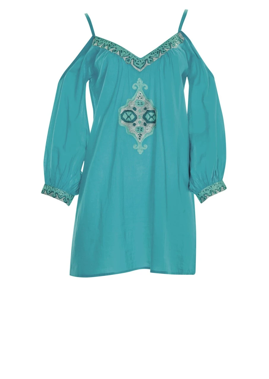 Sunflair Produktinformationen "Bluse Turquoise Lightness" 3 Sunflair Produktinformationen "Bluse Turquoise Lightness" – Bild 2